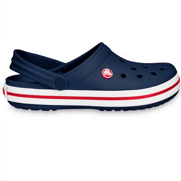 Crocs Crocband™ Clog in Navy with 11 fun Jibbitz Charms! - Picture 7 of 16